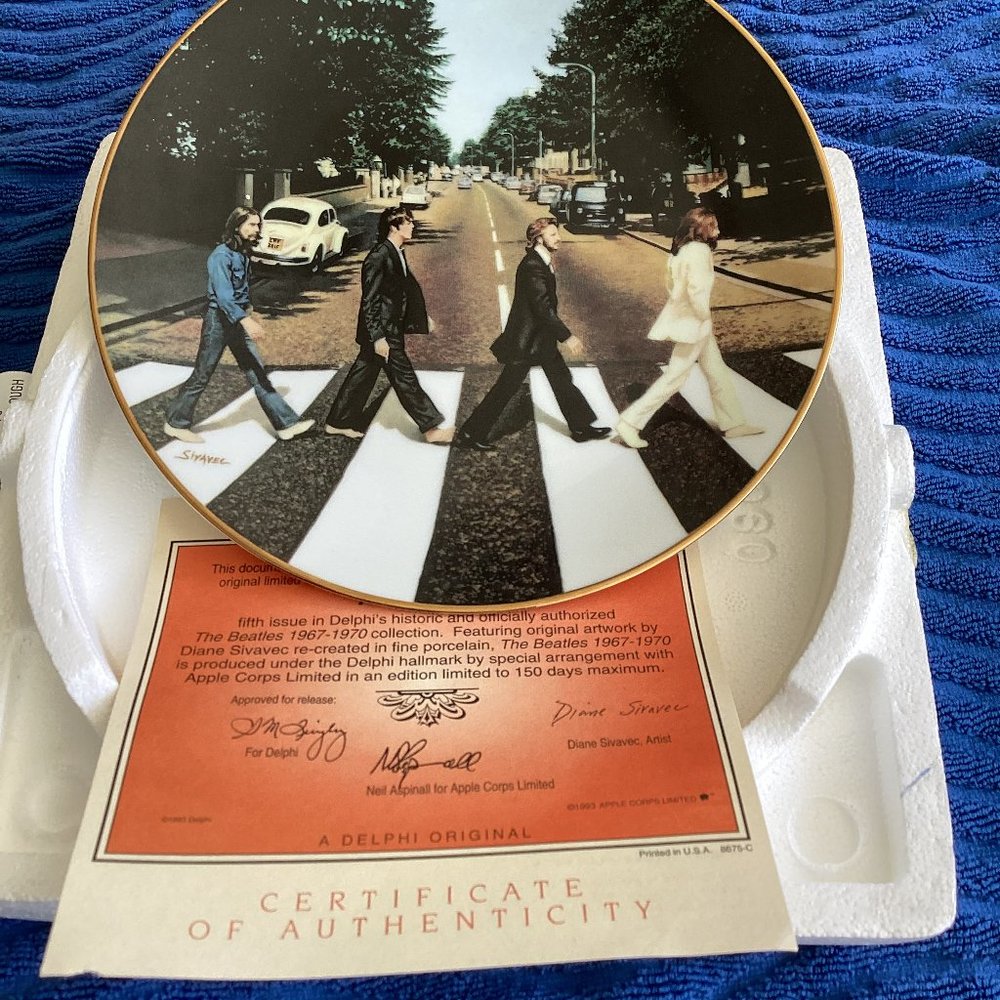 Beatles Collectors Plate